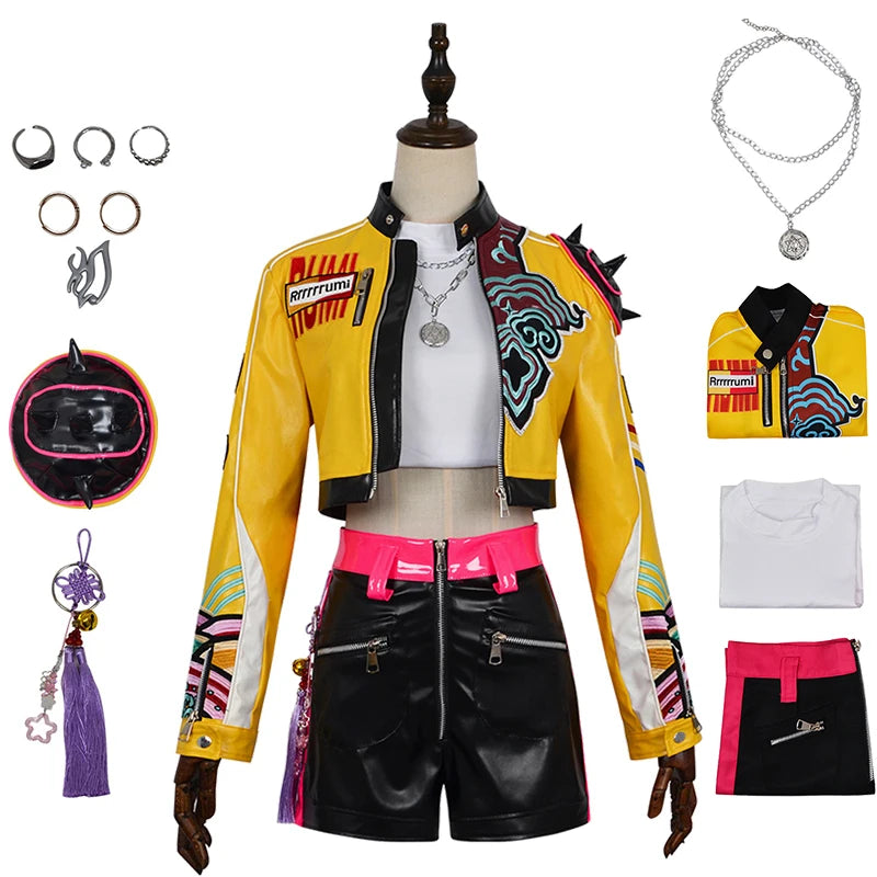 KPop Mira Zoey Rumi Demon Hunters Child Teen Adult Halloween Costumes