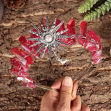 The Sun Goddess Raw Crystal Crown