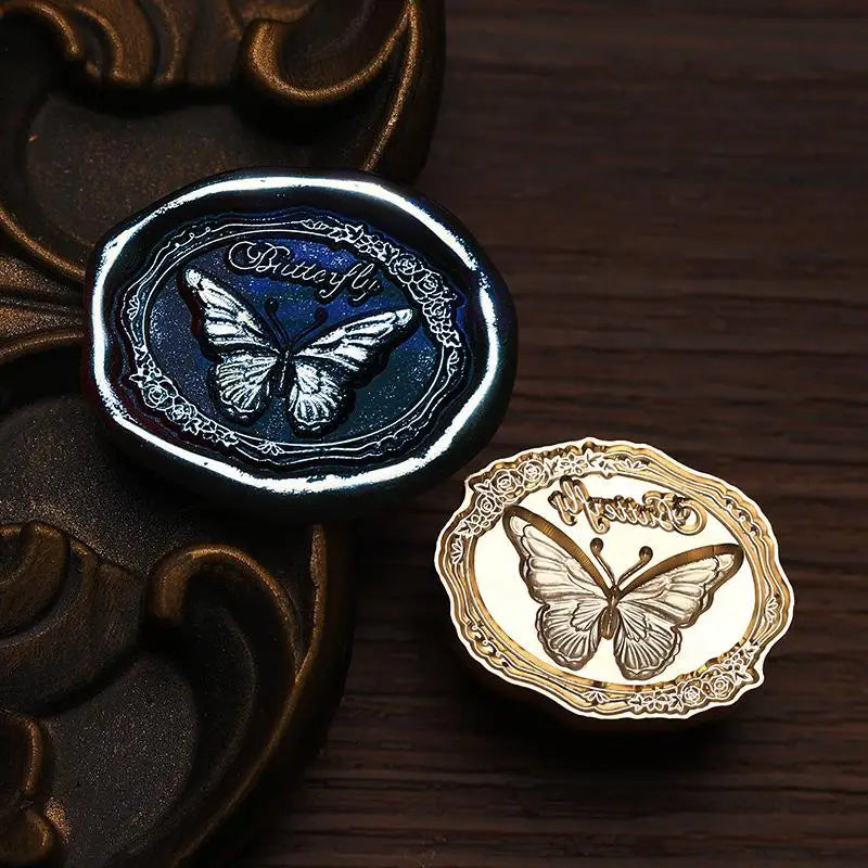 Insect Shaped Wax Seal Stamps Copper Head Embossed Sealing Stamp For DIY Cards Scrapbooking Wedding Invitation Decor ﻿