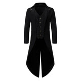 Purple Red Green Black Gothic Tailcoat Jacket Victorian Cosplay Costume Coat