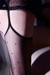 Suspender Spotty Stockings