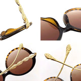 Shania's Round Sunglasses Oversized Vintage Shades