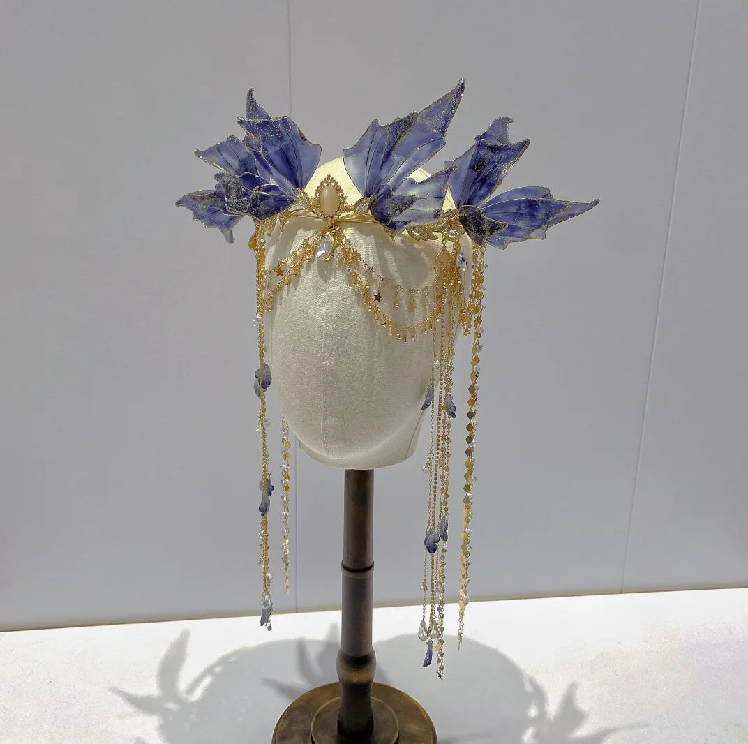 Mermaid Jewels Crown Necklace Bracelet Ear Cuffs