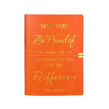Teacher Colleague Employee Nurse Appreciation Gift 80 Sheets A5 Soft PU Leather Cover Loose-leaf Notebook