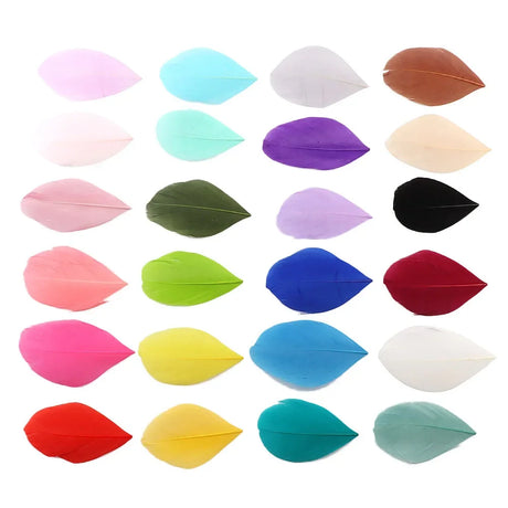 Fifty 4-8cm Floating Head Goose Feathers DIY Crafts and Jewellery Making