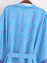 Boho Cover Ups Short Kimono