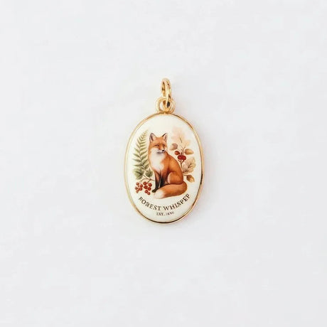Woodlands Ceramic Pendant Charms DIY Jewellery Making
