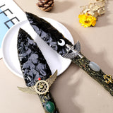 Helka's Natural Crystal Obsidian Dagger Stone Altar Knife