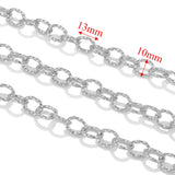 1meter PVD Gold Plated Stainless Steel Thick Large Heavy Chains Necklace Bracelet DIY Jewellery Making Finding