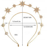 Gothic Halo Crowns Headbands Handmade Headpiece