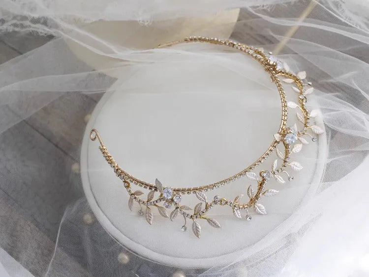 Principessa Larissa's Leaf Garland Tiara Crown
