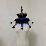 Clowns Collars Handmade Halloween Fairy Tale Court Jester Clown Cosplay Stage Ruff