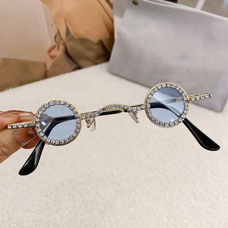 Diamond Dots Round Sunglasses