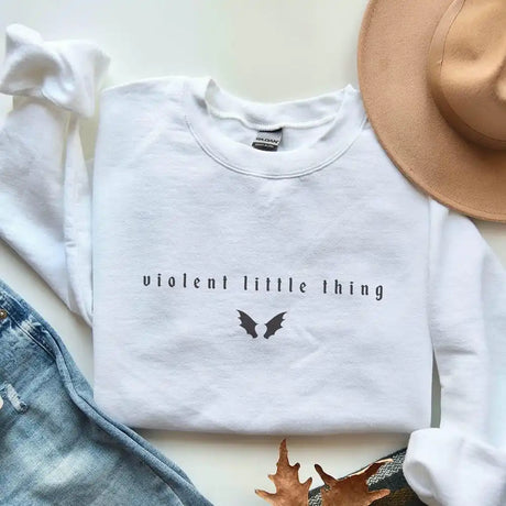 Violent Little Thing Sweater Iron Flame Sweatshirt Fourth Wing Pullovers Jumper