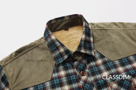 Woodsman Plaid Fleece Shirts Lightweight Jackets