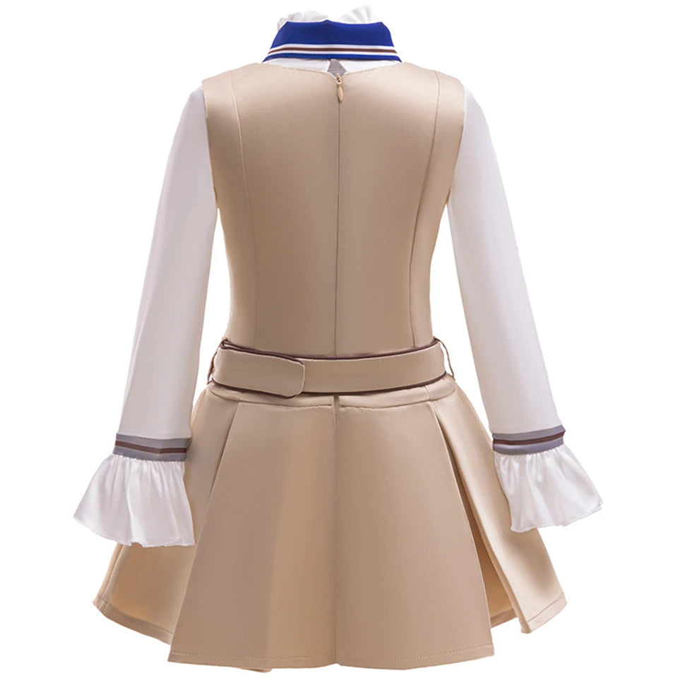 M3GAN Gemma Dress Girls Halloween Cosplay Horror Movies Children's Thriller Costumes