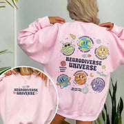 Neurodiverse Universe Sweater Autism Awareness Sweatshirt Pullover Jumper
