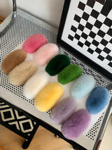 Fluffy Colourful Hair Clips Dopamine Hair Accessories