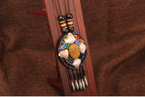Handmade Beaded Leather Boho Necklaces
