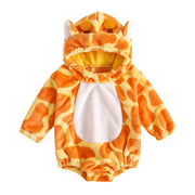 Winnie The Poo Costumes Baby Boys Girls Flannel Hooded Romper