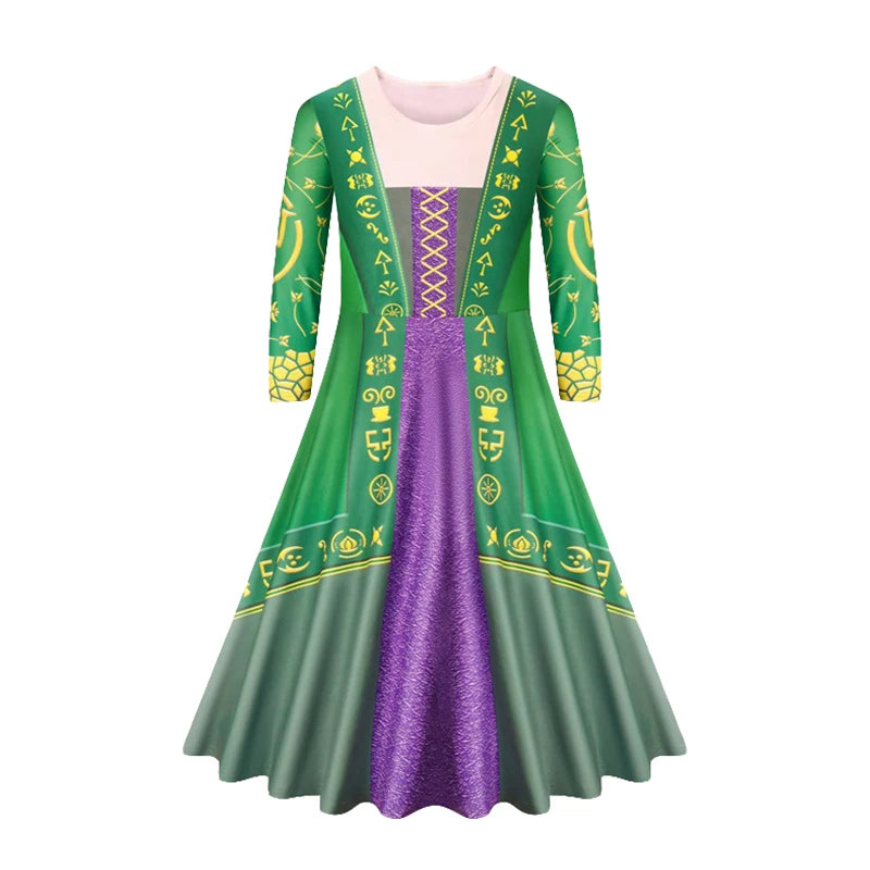Hocus Pocus Sanderson Sisters Halloween Witch Cosplay Costume
