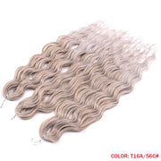 Ombre Rainbow 24 Inch Synthetic Hair Wave Braiding Hair Extensions