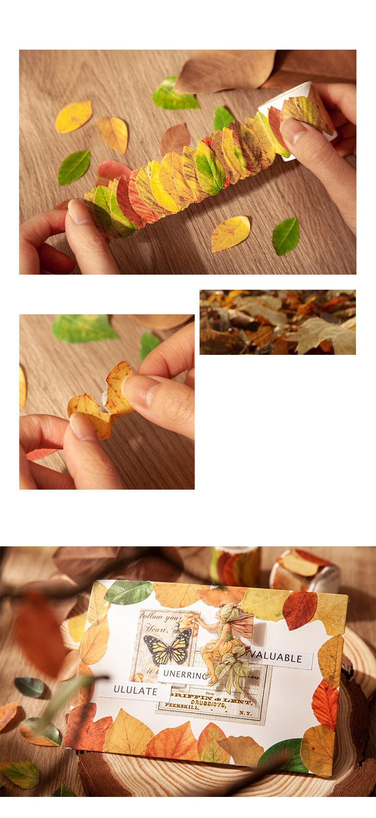 Fallen Leaves Stickers Washi Tape