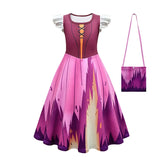 Hocus Pocus 2 Costume Girls Sanderson Sisters Children Sarah Witch Dress
