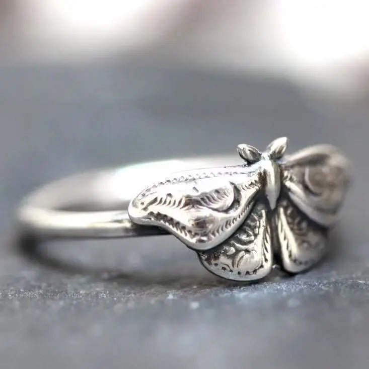 Luna Moth Ring