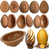 Easter Egg Silicone Mould Half Chocolate Egg DIY Baking Tool