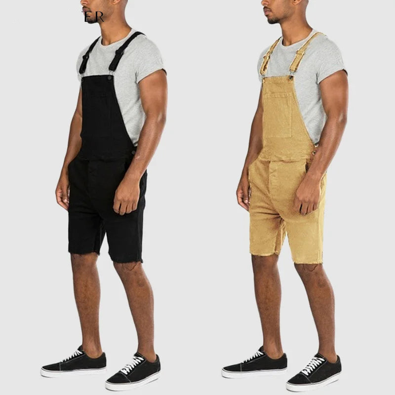 Woodsman Short Jeans Overalls