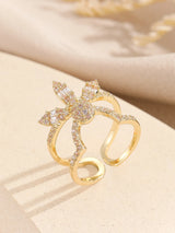 Zircon Nail Jewellery Wearable Art Finger Tip Rings