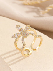 Zircon Nail Jewellery Wearable Art Finger Tip Rings