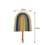 Seagrass Fan African Woven Straw Sea Grass Wall Hanging
