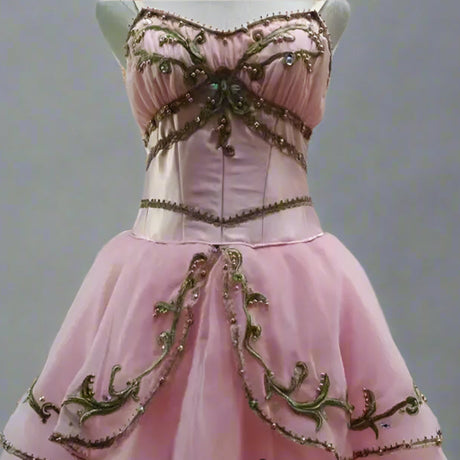 Le Réveil de Flore Dawn Goddess High-end Custom Made Professional Ballet Long Tutu Dress Competition Performance