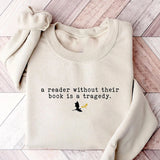 Tragedy Sweatshirt Fourth Wing Book Lover Sweater Long Sleeve Fleece Jumper