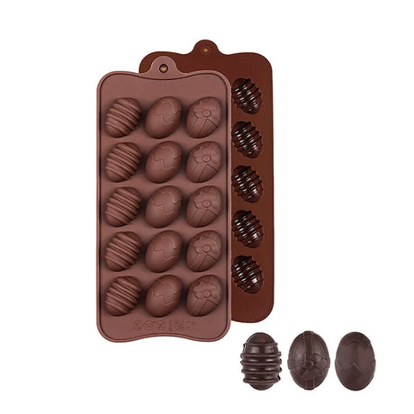 Chocolate Truffle DIY Easter Egg Silicone Mould Nonstick Cake Decorating Baking Candy Making