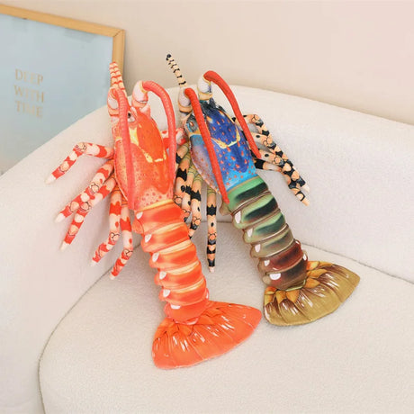 Lobster Crayfish Red Blue Plushie Toy