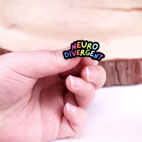 Neurodivergent Enamel Pin