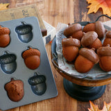 Acorn Shaped 6 Cavity Non-Stick Baking Pan Heavy Carbon Steel Biscuit Cake Chocolate Madeleine Tray