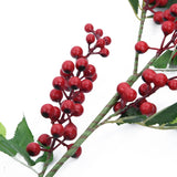 70CM Holly Branch Artificial Red Berries Christmas Ornaments DIY Xmas Decor