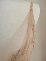 Sylvie's French Lace Embroidered Mesh Evening Dress