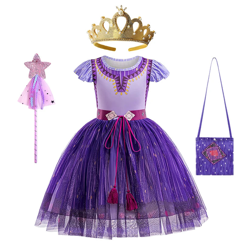 Princess Asha Halloween Dress Ups Costumes