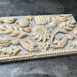 Woodland Flowers and Friends Silicone Mould