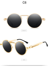 Round Metal Frame Sunglasses UV400