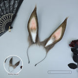 Bunny Ear Headband Cosplay Plush Animal Headdress