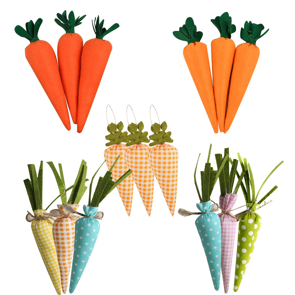 Carrot Easter Decorations, Ornaments, Craft Items
