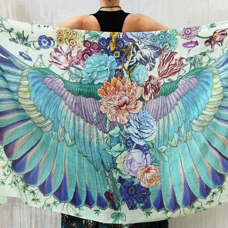 Wings Fantasy Shawl Scarf Festival Cloak Rave Accessories