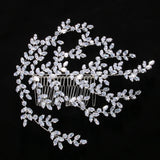 Wedding Hair Accessories Cubic Zircon Bridal Hair Combs Headpieces Hair Jewellery