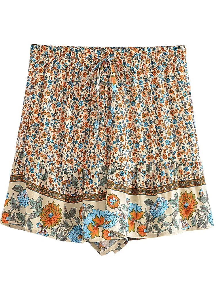 Lizzie's Boho Floral Print Happie Shorts